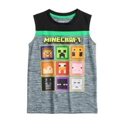 Boys 4-12 Jumping Beans® Minecraft Active Graphic Muscle Tank Top