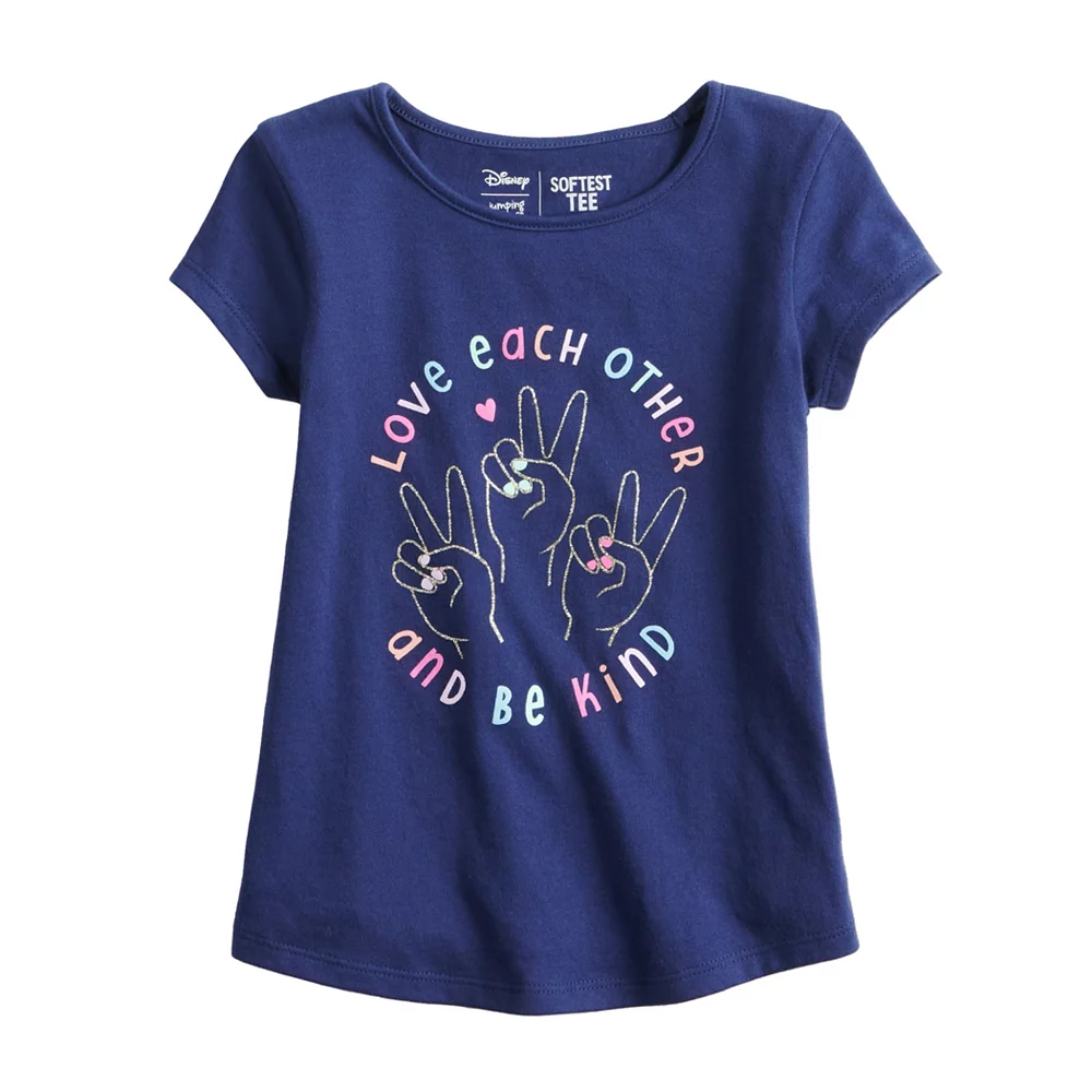 Girls 4-12 Jumping Beans® Physical Adaptive Double-Layer Tee