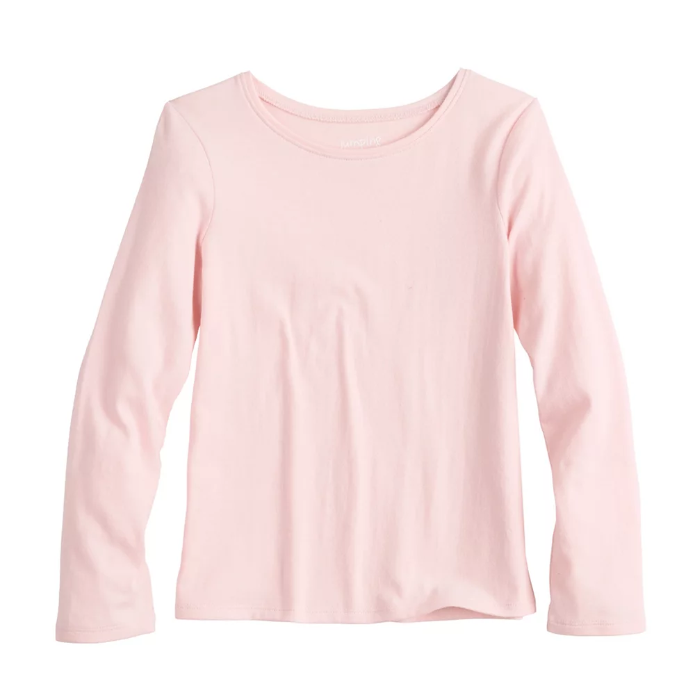 Girls 4-12 Jumping Beans® Long-Sleeve Basic Tee - Image 6