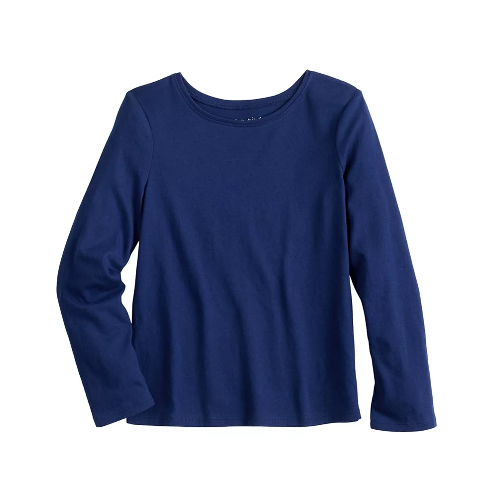 Girls 4-12 Jumping Beans® Long-Sleeve Basic Tee - Image 4