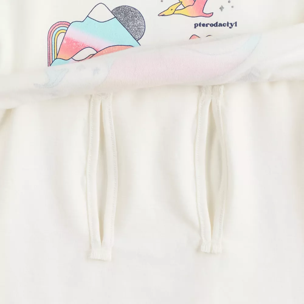 Toddler Girl Jumping Beans® Adaptive Easy Dressing & Abdominal Access Ruffle Shoulder Graphic Tee - Image 2