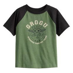 Toddler Boy Jumping Beans® The Mandalorian Grogu aka Baby Yoda Short Raglan Sleeve Graphic Tee