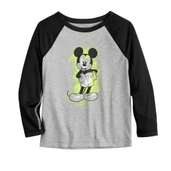 Boys 4-12 Disney Adaptive Sensory Friendly Mickey Mouse Raglan Sleeve Active Graphic Tee by Jumping Beans®