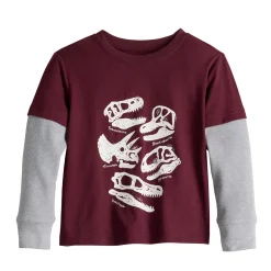 Toddler Boy Jumping Beans® Thermal Sleeve Skater Tee