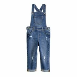 Toddler Girl Jumping Beans® Girlfriend Fit Denim Overalls