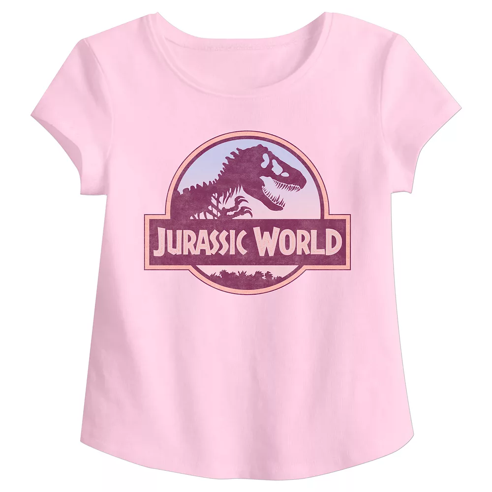 Toddler Girl Jumping BeansĀ® Jurassic World Rainbow Logo Graphic Tee