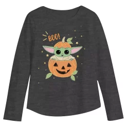 Girls 4-12 Jumping Beans® Star Wars The Child Pumpkin Graphic Tee