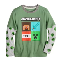 Boys 4-12 Jumping Beans® Minecraft Graphic Skater Tee