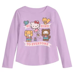Toddler Girl Jumping Beans® Hello Kitty "Be Kind to Everyone" Long Sleeve Graphic Tee